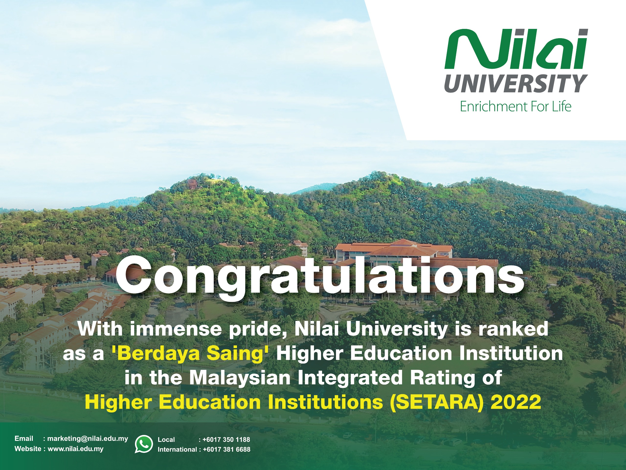 NILAI UNIVERSITY SETARA