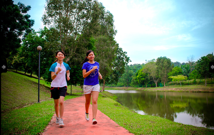jogging