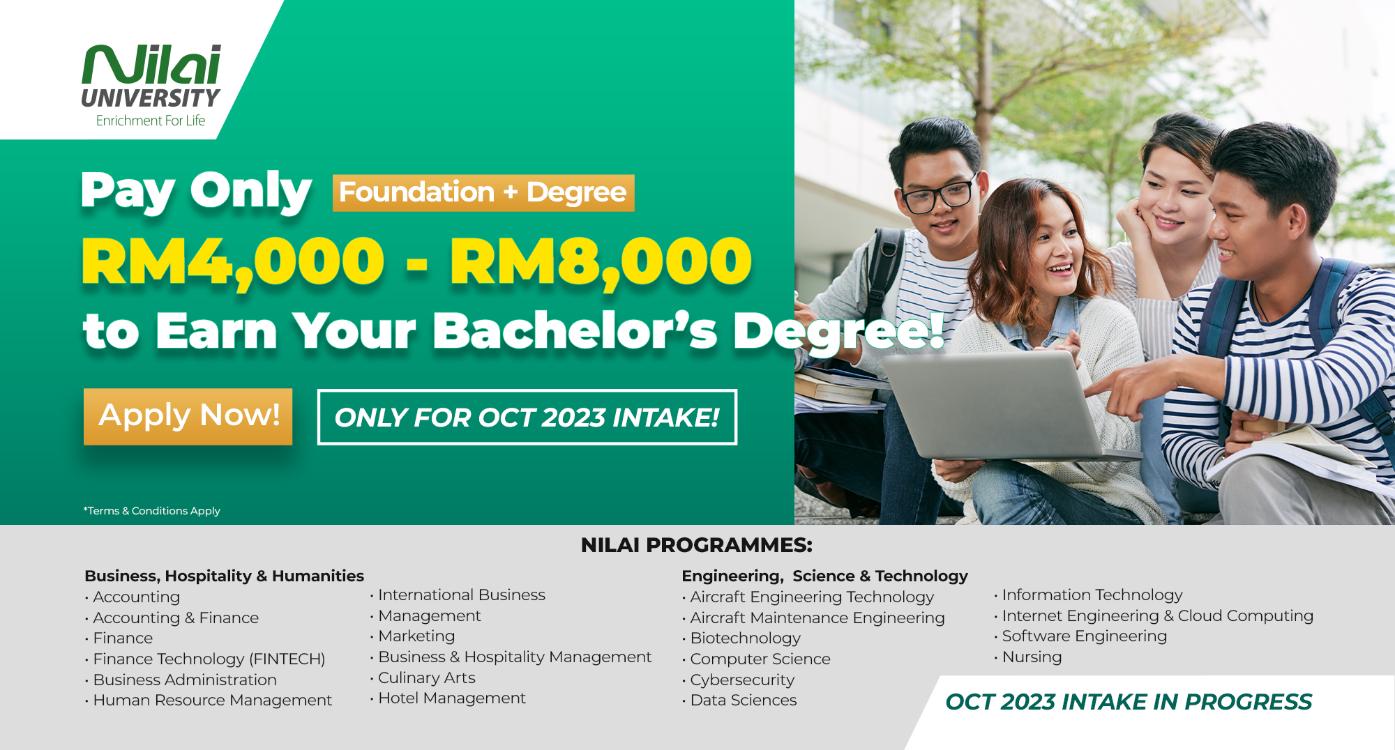 Nilai Course Foundation degree Horizontal 1